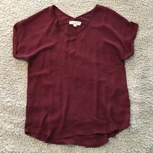 PINK ROSE flattering t-shirt